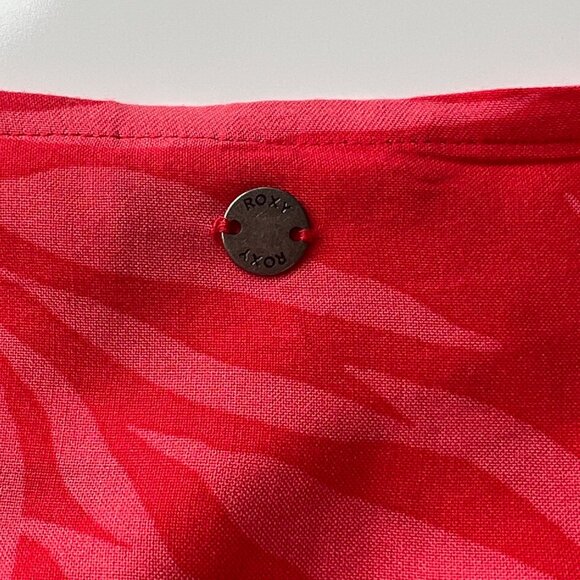 Roxy Land Of Life Burnt Orange Floral Midi Eco-Friendly Dress Womens Size XL - Picture 3 of 8